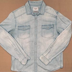 Goodfellow Men’s Button-Up Long-Sleeve Shirt